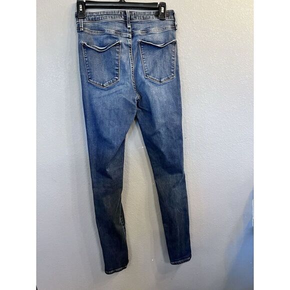 Abercrombie‎ & Fitch Simone High Rise Super Skinny Distressed Size 2R 26 - Picture 3 of 9